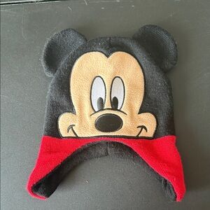 Mickey Mouse Black and Red Beanie